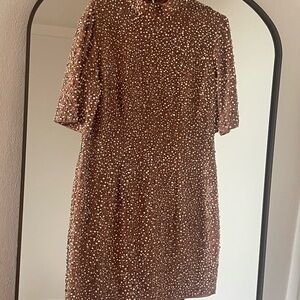 ASOS Blush Pink Embellished Mini Dress